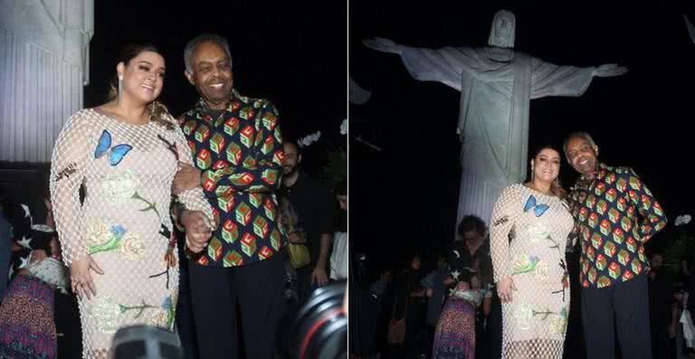 Preta Gil canta com o pai, Gilberto Gil, no Cristo Redentor - AgNews