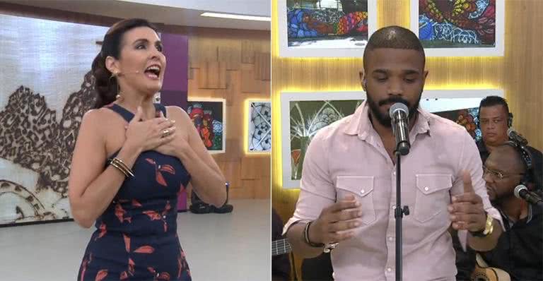 No ar, Fátima Bernardes emociona filho de Arlindo Cruz - Reprodução