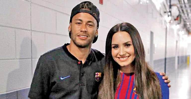 Neymar e Demi Lovato - Instagram/Reprodução