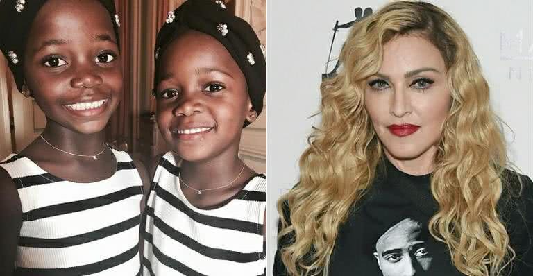 Madonna mostra as filhas cantando funk - Instagram/Reprodução e Getty Images