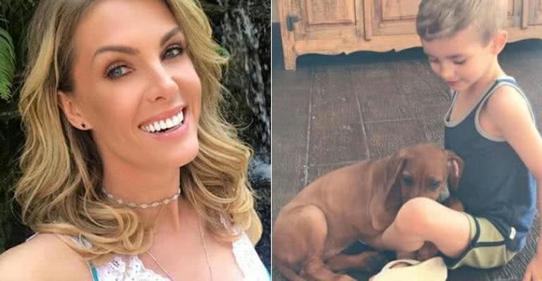 Ana Hickmann, Alexandre e a cachorrinha Aisha - Instagram/Reprodução