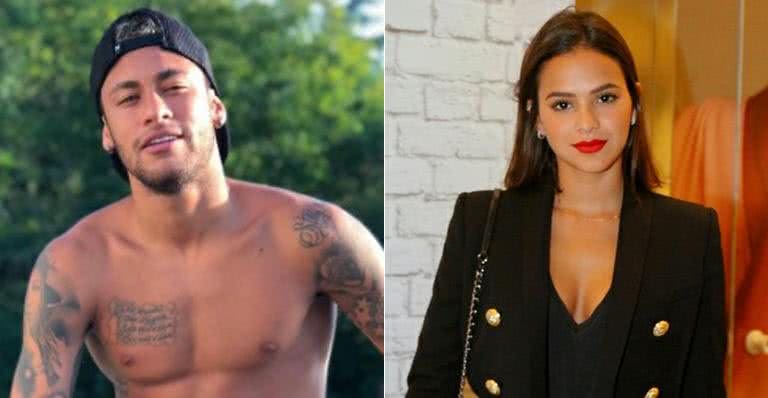 Neymar Jr. e Bruna Marquezine - Instagram/Reprodução e AgNews