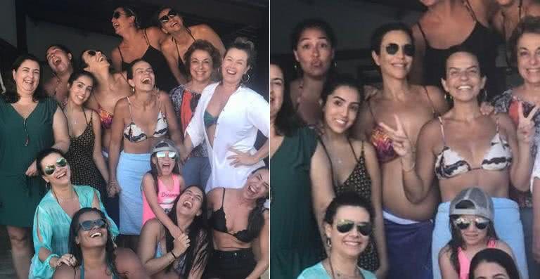 Ivete Sangalo aparece de biquíni em foto da festa de aniversário de Cynthia Sangalo - Reprodução / Instagram