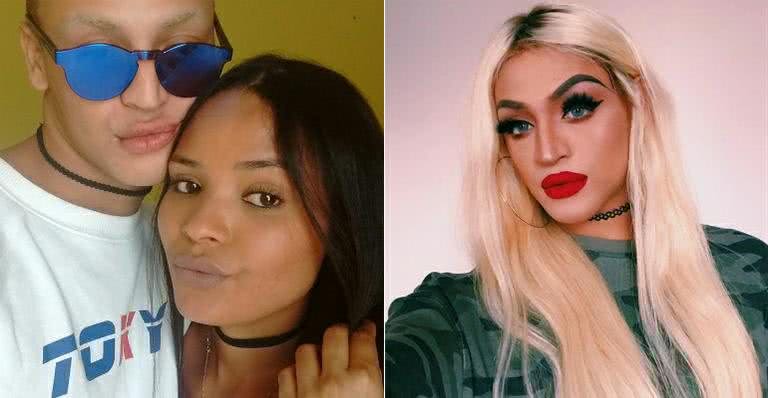 Pabllo Vittar e a irmã gêmea, Phamella - Instagram/Reprodução