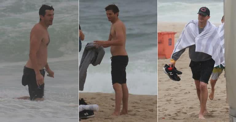 Ashton Kutcher curte dia de praia no Rio de Janeiro - AgNews