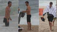 Ashton Kutcher curte dia de praia no Rio de Janeiro - AgNews