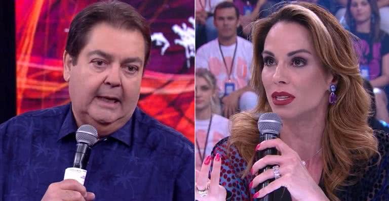 Faustão e Ana Furtado - TV Globo/Reprodução