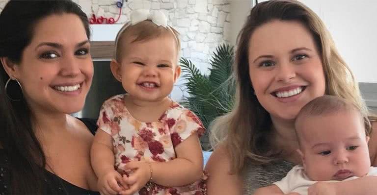 Mariana Bridi recebe a visita de Thais Fersoza: 'Feliz' - Reprodução