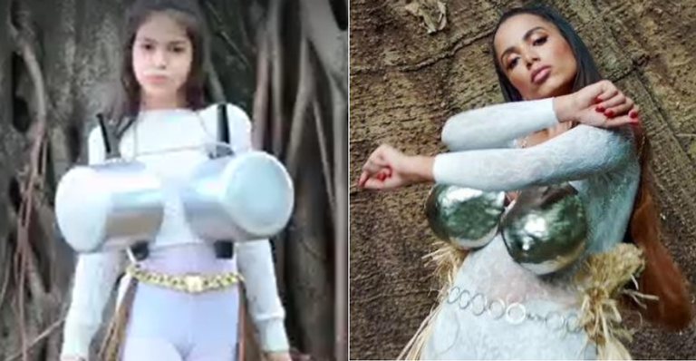 Melody faz paródia do clipe “Is That For Me” da Anitta - Reprodução Instagram