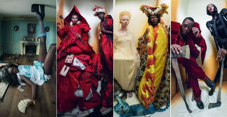 Duckie Thot, RuPaul, Djimon Hounsou, Thando Hopa,Whoopi Goldberg, Djimon Hounsou, Sean Combs e Naomi Campbell - Tim Walker