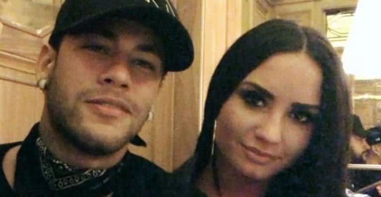 Neymar e Demi Lovato jantam juntos na Inglaterra - Reprodução