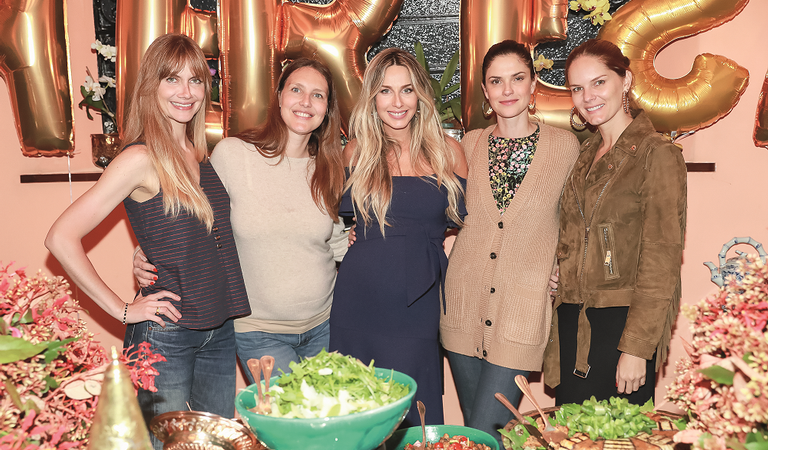 Ana Claudia Michels, Daniela Reizel, Mariana Weickert, Luciana Giani e Marcelle Bittar - Divulgação