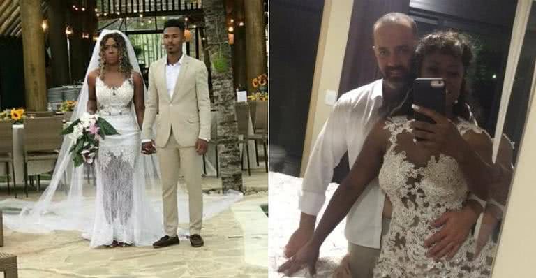 Adélia Soares foi levada ao altar pelo filho; ela se casou com Alexandre Moraes - Instagram/Reprodução