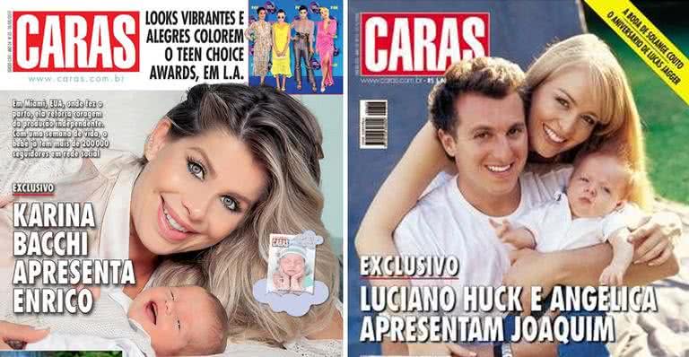 CARAS 24 Anos: Veja as 24 capas com os bebês dos famosos! - Reprodução