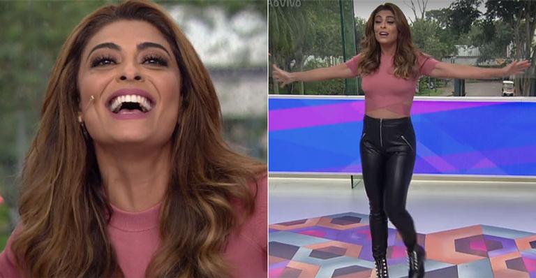Juliana Paes causa no Video Show e entrega ​história de beijo ...