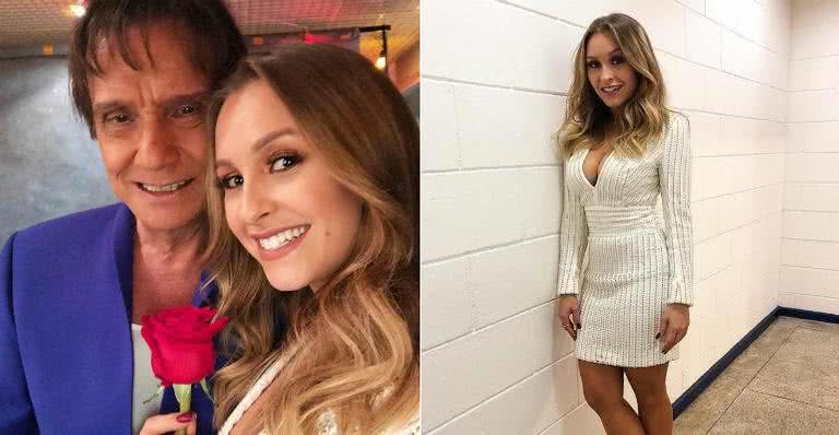 Carla Diaz e Roberto Carlos - Instagram/Reprodução