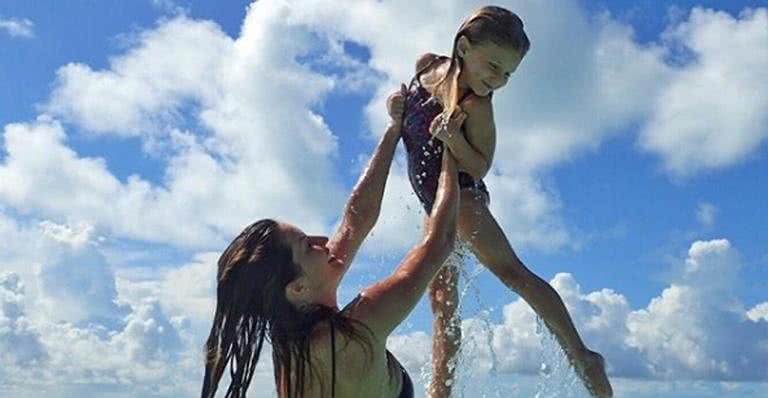 Gisele Bündchen e a filha Vivian - Instagram/Reprodução