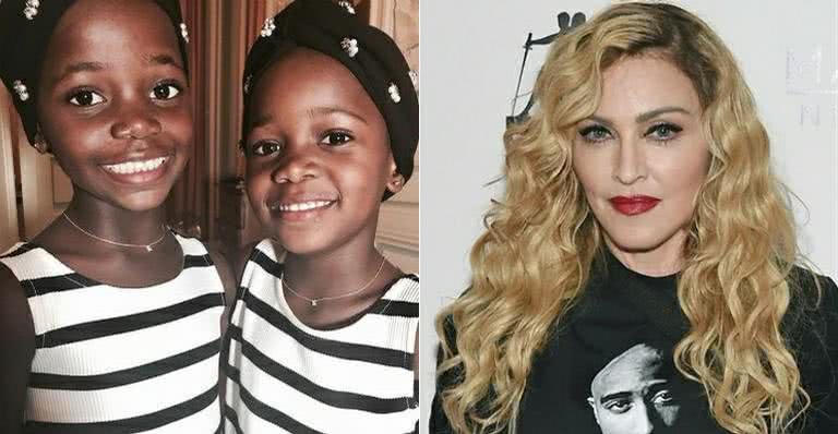 Madonna e as filhas Estere e Stelle - Instagram/Reprodução e Getty Images