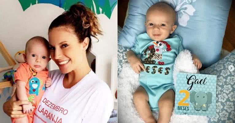 Maira Charken celebra os 2 meses de vida do filho, Gael - Reprodução/Instagram