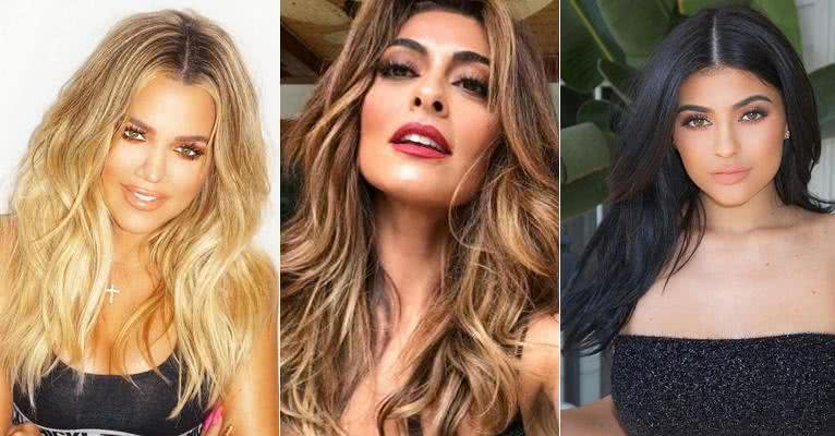 Khloé Kardashian, Juliana Paes e Kylie Jenner - Reprodução/Instagram