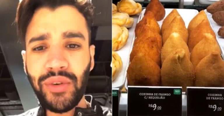 Gusttavo Lima reclama de preço de coxinha a R$ 9 - Instagram/Reprodução