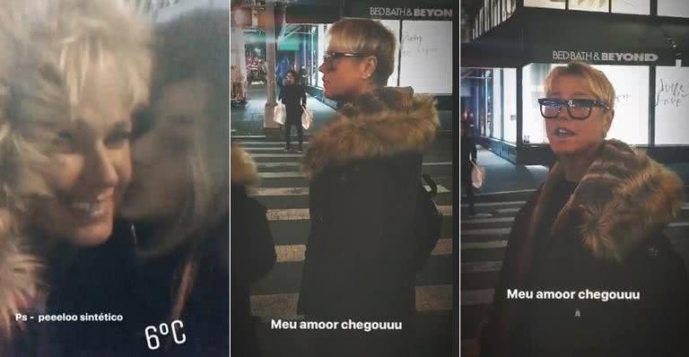 Sasha e Xuxa se divertem no frio de Nova York - Instagram/Reprodução