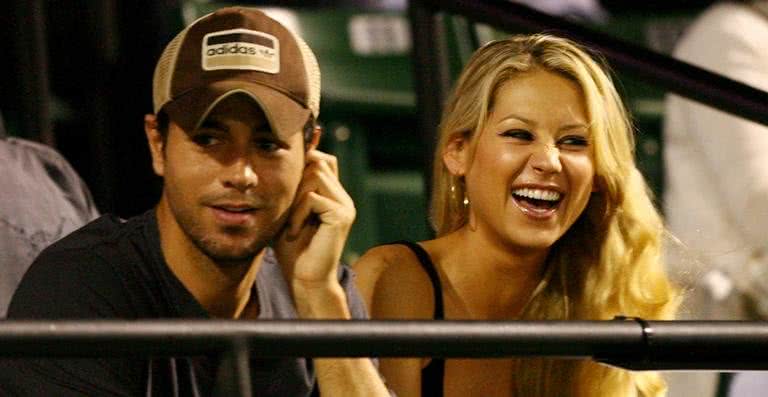 Enrique Iglesias e Anna Kournikova - Getty Images