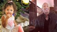 Dwayne Johnson, o The Rock e sua filha - reprodução/instagram