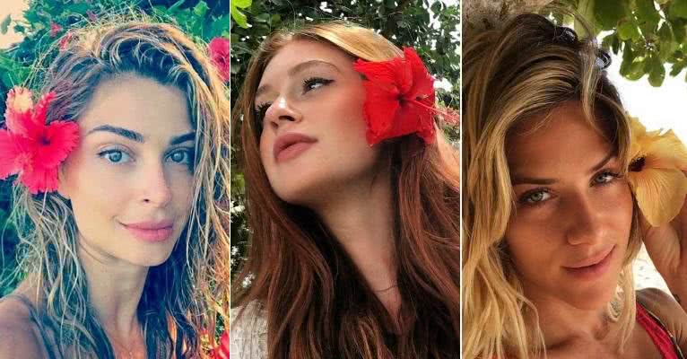 Grazi Massafera, Marina Ruy Barbosa e Giovanna Ewbank - Reprodução/Instagram