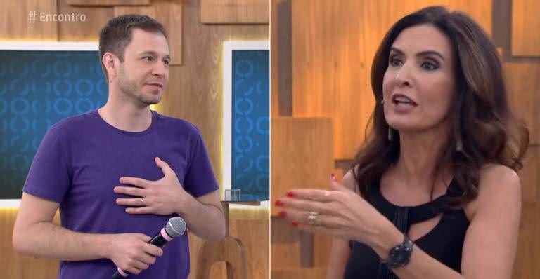 Tiago Leifert e Fátima Bernardes - TV Globo/Reprodução