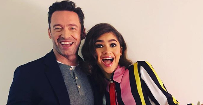 Hugh Jackman e Zendaya - reprodução/instagram