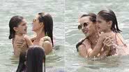 Alessandra Ambrosio curte praia no sul do Brasil - AgNews