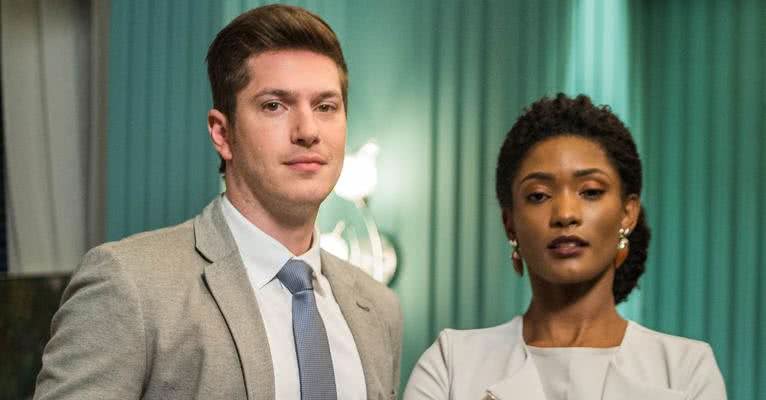 Erika Januza nega namoro com Caio Paduan - Divulgação/TV Globo