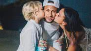 Neymar, Davi Lucca e Bruna Marquezine - Raul Aragão / Reprodução Instagram