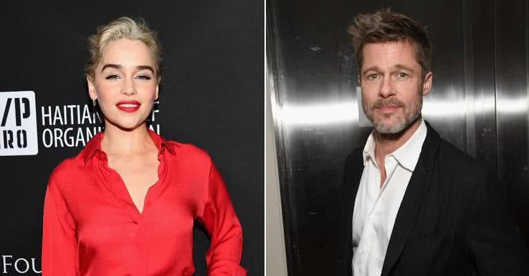 Brad Pitt: oferta milionária em leilão com Emilia Clarke - Getty Images