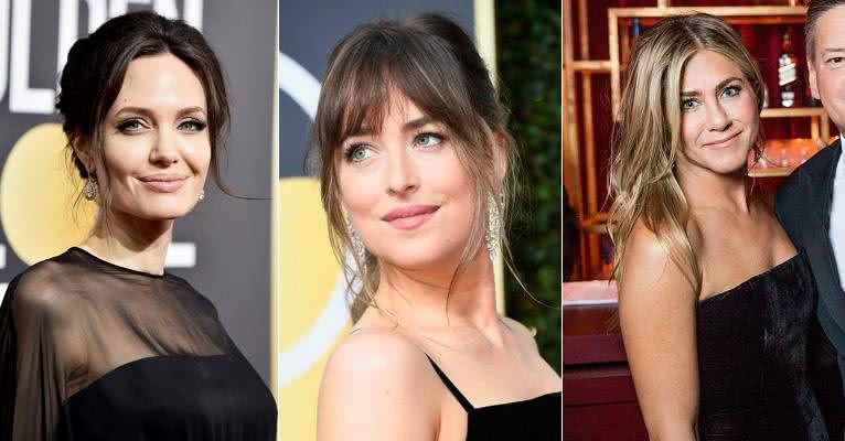 Dakota Johnson vê Angelina Jolie Ignorando Jennifer Aniston no Globo de Ouro - Getty Images