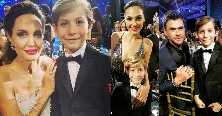 Jacob Tremblay tieta Angelina Jolie e Gal Gadot - Reprodução/Instagram