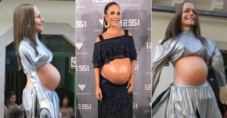 Ivete Sangalo vira bonecão de Olinda grávida - Instagram/Reprodução