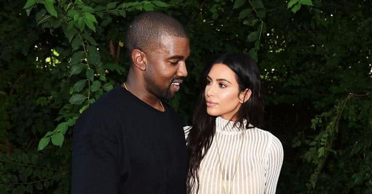 Kanye West e Kim Kardashian - Getty Images