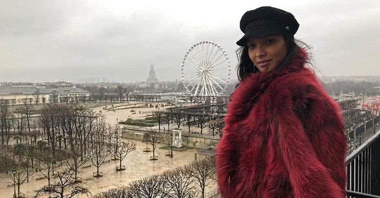 Após desfiles, Laís Ribeiro curte  o inverno em Paris - Reprodução/Instagram