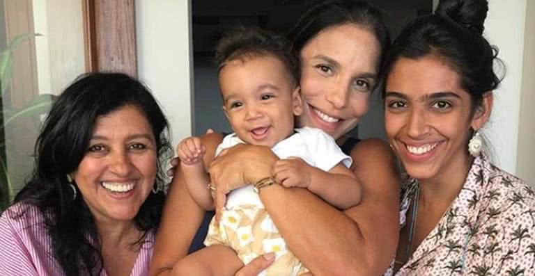 Regina Casé, Ivete Sangalo, Brás e Benedita - Reprodução / Instagram