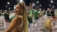 Viviane Araújo leva tombo em ensaio no Sambódromo - Reprodução