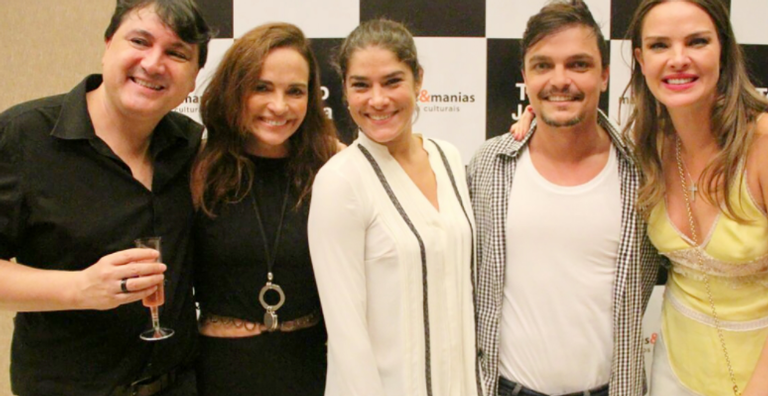 Luiza Tomé, Priscila Fantin, Letícia Birkheuer, Maurício Machado e Eduardo Figueiredo - André Storino