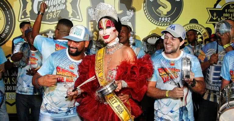 Sabrina Sato é coroada Rainha do Glan Gay 2018 na quadra da São Clemente - Thyago Andrade/Brazil News