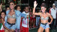 De top e micro shorts, Juliana Paes exibe barriga trincada em ensaio de Carnaval - Marcello Sá Barretto  /Brazil News