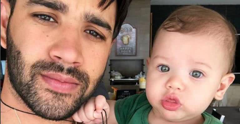 Gusttavo Lima e o filho, Gabriel - Reprodução / Instagram