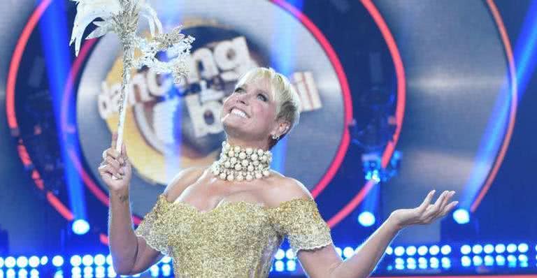 Xuxa surge com máscara no Dancing Brasil - Record TV/Divulgação