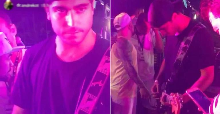 Thiago Magalhães toca guitarra no trio de Anitta - Instagram/Reprodução