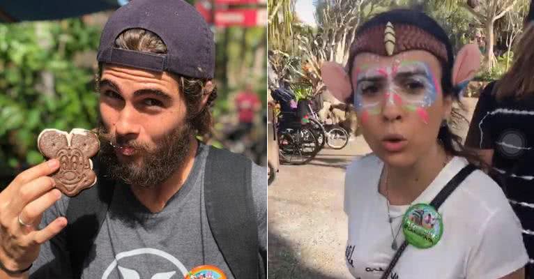 Rafa Vitti e Tatá Werneck na Disney - Reprodução/Instagram