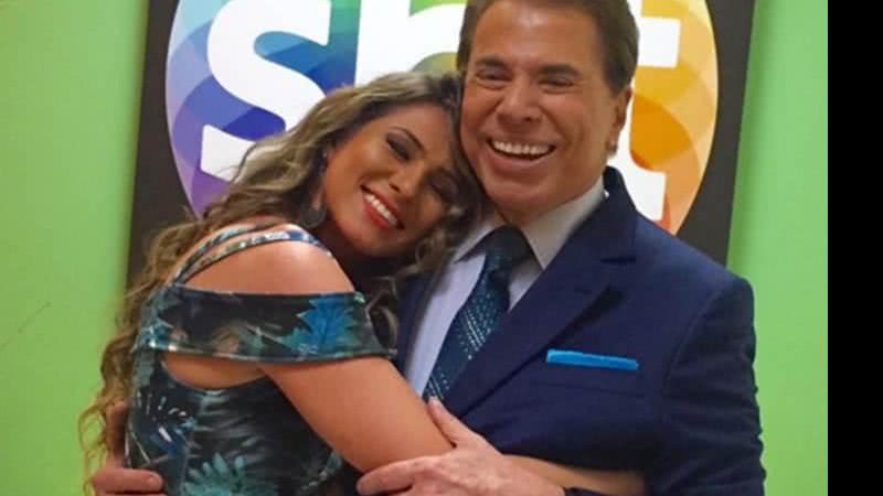 Livia Andrade e Silvio Santos - reprodução instagram